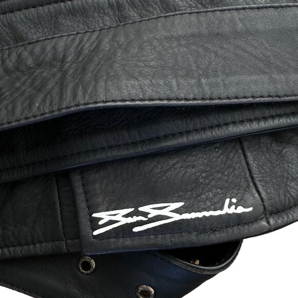 Boda Skins x Sara Sammakia - Super Cool Sh*t Leather Jacket in Black & White - Picture 6 of 8